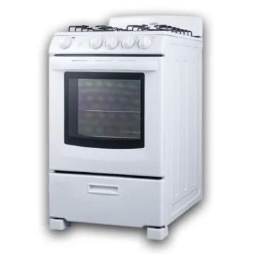 Compact Summit 24" Gas Range with 4 Burners and Oven