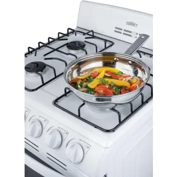 Compact Summit 24" Gas Range with 4 Burners and Oven