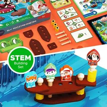 MEandMine Decision Making - STEM Focused Family Games - Critical Thinking, Make Good Choices, Life Skills for Kids- Board Games for Family Night- STEM Toys for Ages 5-10