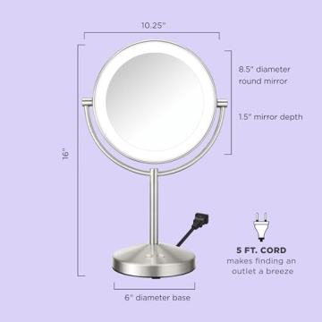 Conair Lighted Makeup Mirror with Magnification