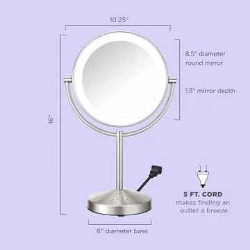 Conair Lighted Makeup Mirror with Magnification