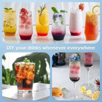 WIBIMEN Ice Cube Tray with Lid and Bin - Round Ice Trays for Freezer with Lid - Ice Cube Trays for Freezer with Ice Container (1"-2PACK Black)