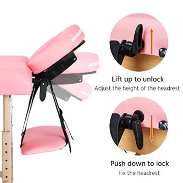 Yaheetech Adjustable Massage Table for Professionals