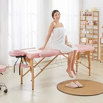 Yaheetech Adjustable Massage Table for Professionals