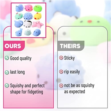 Mr. Pen Mini Squishy Toys - 12 Pack for Fun & Stress Relief