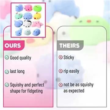 Mr. Pen Mini Squishy Toys - 12 Pack for Fun & Stress Relief