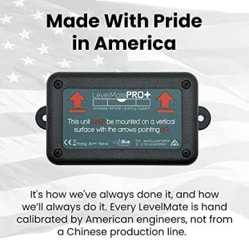 LogicBlue Technology LevelMatePRO+ Wireless RV Leveling System, Bluetooth Leveler for Campers, Must-Have Accessory for Travel Trailers, Effortless Setup for Phones with App, Apple Watch Compatible