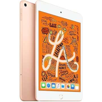 Apple iPad Mini 5th Generation (Wi-Fi + Cellular, 64GB) - Gold (Renewed)