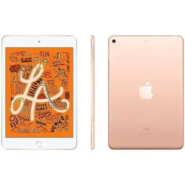 Apple iPad Mini 5th Gen Wi-Fi Cellular 64GB Gold Renewed