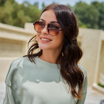 YuJian Retro Aviator Sunglasses UV400 Protection Unisex