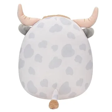 Squishmallows Borsa Spotted Highland Cow Plush Toy