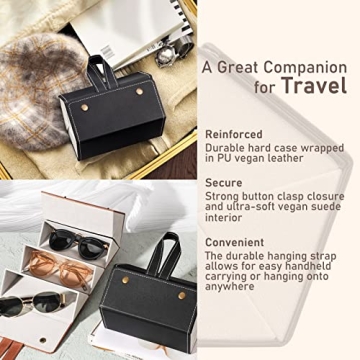 DDG Sunglass Organizer - Travel Case for Eyewear