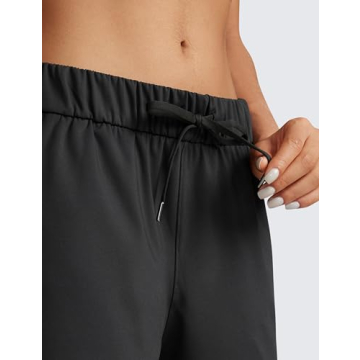 CRZ YOGA Women's Stretch Casual Shorts with Pockets