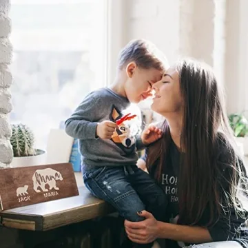 Unique Personalized Mama Bear Sign for Mom