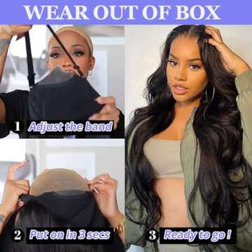 Coopeys Glueless Wigs for Beginners - 26 Inch Beauty