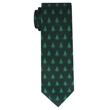 Kebocis Christmas Ties Novelty Tree Ties for Men