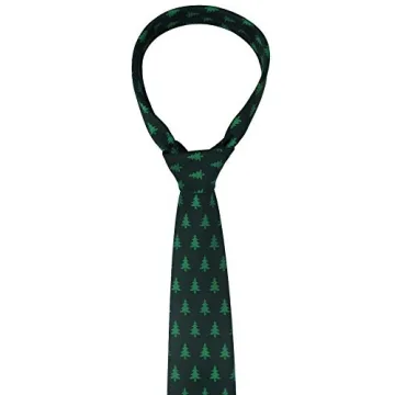 Kebocis Christmas Ties Novelty Tree Ties for Men