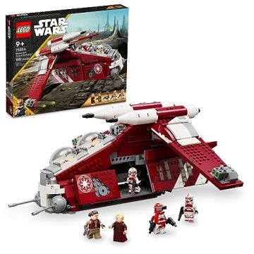 LEGO Star Wars: The Clone Wars Coruscant Guard Gunship 75354 - Buildable Star Wars Toy with 5 Minifi...
