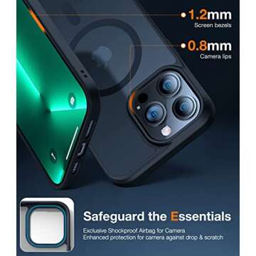 TORRAS Magnetic Case for iPhone 14 Pro - Slim and Durable