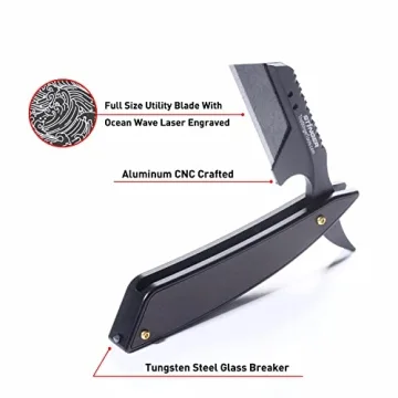 Stinger Vintage Straight Razor Style Utility Knife for EDC