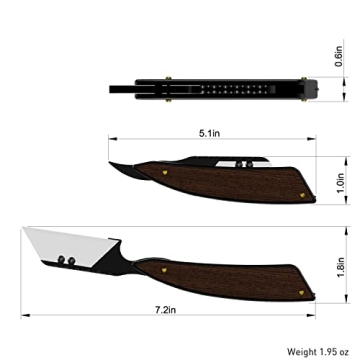 Stinger Vintage Straight Razor Style Utility Knife for EDC
