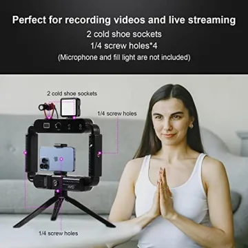 GVM Smartphone RGB Video Lighting Rig for Creators