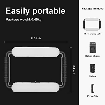 GVM Smartphone RGB Video Lighting Rig for Creators