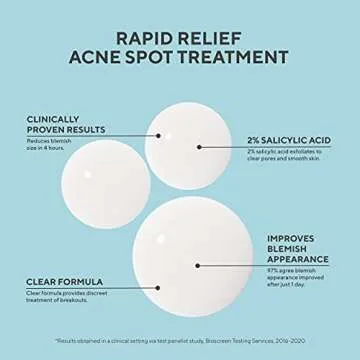 Murad Breakout Clearing Value Set - 2-Piece Full-Size Set $57 Value - Clarifying Cleanser & Rapid Relief Acne Spot Treatment