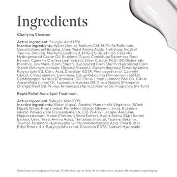 Murad Breakout Clearing Value Set - 2-Piece Full-Size Set $57 Value - Clarifying Cleanser & Rapid Relief Acne Spot Treatment