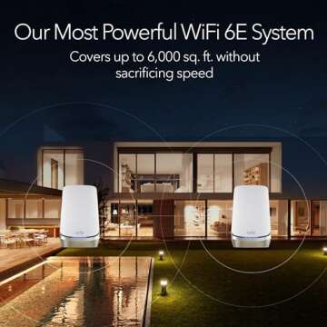 NETGEAR Orbi Quad-Band WiFi 6E Mesh System - Ultimate Connectivity Experience