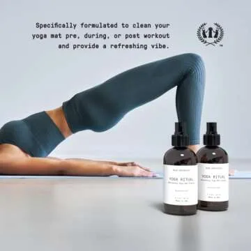 Muse Apothecary Yoga Ritual - Aromatic and Refreshing Yoga Mat Cleaner, 8 oz, Infused with Natural Essential Oils - Eucalyptus Mint