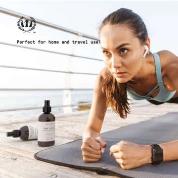 Muse Apothecary Yoga Ritual - Aromatic and Refreshing Yoga Mat Cleaner, 8 oz, Infused with Natural Essential Oils - Eucalyptus Mint