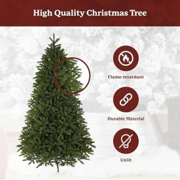 KING OF CHRISTMAS 9 FT Artificial Christmas Tree Unlit