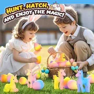 Unicorn Hatching Rainbow Eggs - Magical Gift Set for Kids