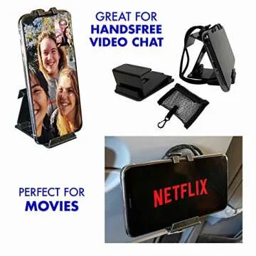 SkyClip+ Phone & Tablet Holder for Travel and Home