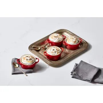 Le Creuset Mini Round Cocotte 8 oz in Cerise for Stylish Cooking