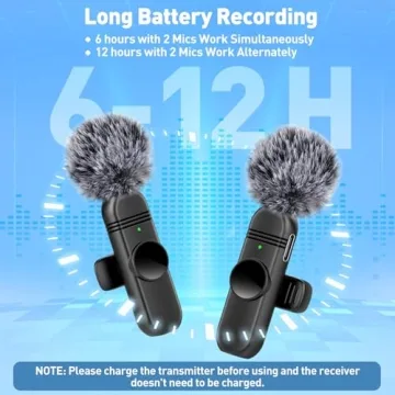 Type C Wireless Lavalier Microphone for All Devices