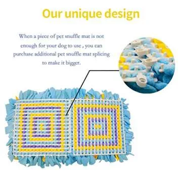 LIVEKEY Dog Snuffle Mat for Interactive Feeding Fun
