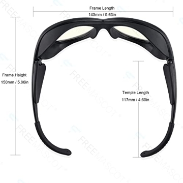 FreeMascot CO2 Laser Safety Glasses with High Optical Density