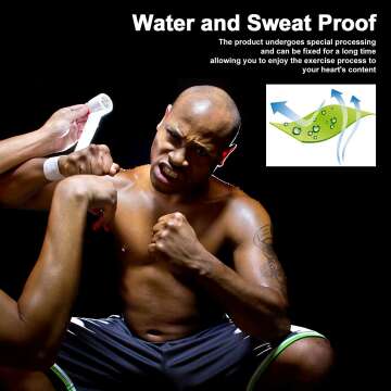 Strong Athletic Sports Tape for Athletes - 4 Rolls