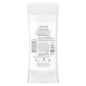 Dove 0% Aluminum Deodorant Stick Non-irritating Deodorant for Underarm Care Coconut and Pink Jasmine Kindest Aluminum Free Deodorant 2.6 oz