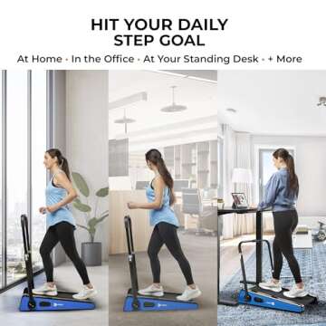 Lifepro Smallest Portable 30in Small Mini Walking Pad Treadmill Installation Free, Adjustable Incline, Under Desk Work Compact Treadmills for Home/Office - Max Load 220Lbs & Speed 3MPH