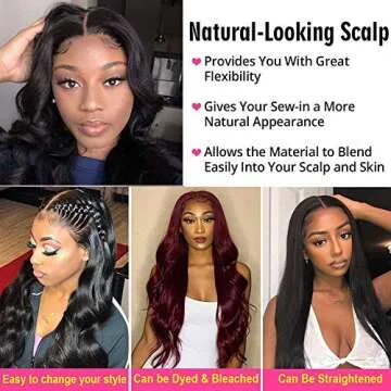 YYgY 30 Inch Lace Front Wig for a Glamorous Look