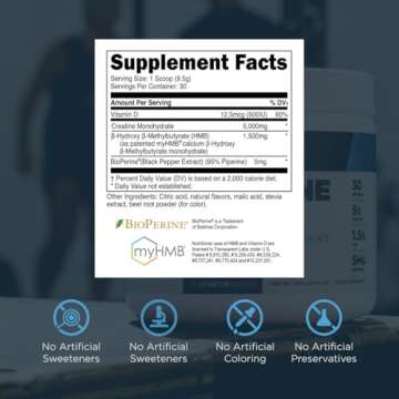 Transparent Labs Creatine HMB for Enhanced Muscle Growth