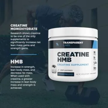Transparent Labs Creatine HMB for Enhanced Muscle Growth