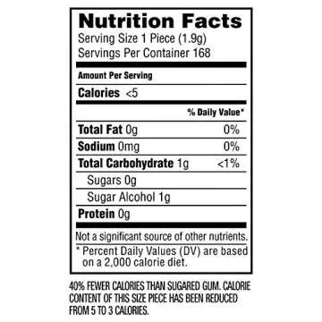 WRIGLEY'S ORBIT Chewing Gum Sugar-Free Spearmint - 12 Packs, 14 Pieces Each - Sugar-Free Gum, 168 Total Pieces Bulk Box