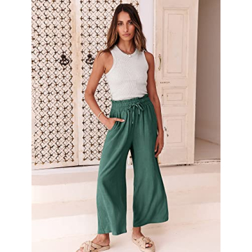 Stylish ANRABESS Women Linen Pants Perfect for Summer