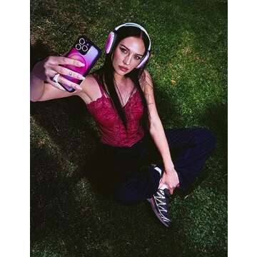 Wildflower Hot Pink Aura Case for iPhone 14 Pro