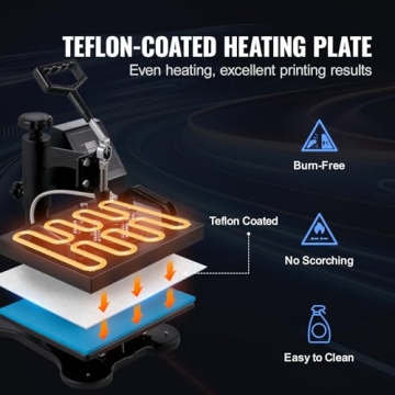 VEVOR 12x10 Inch Digital Heat Press for All Crafts