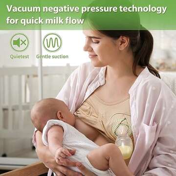 haakaa Manual Breast Pump Collector 4oz/100ml and Ladybug Milk Collector 2.5oz/75ml Combo for Breastfeeding, Made of Food Grade Silicone